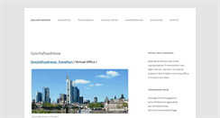 Desktop Screenshot of geschaftsadresse.de